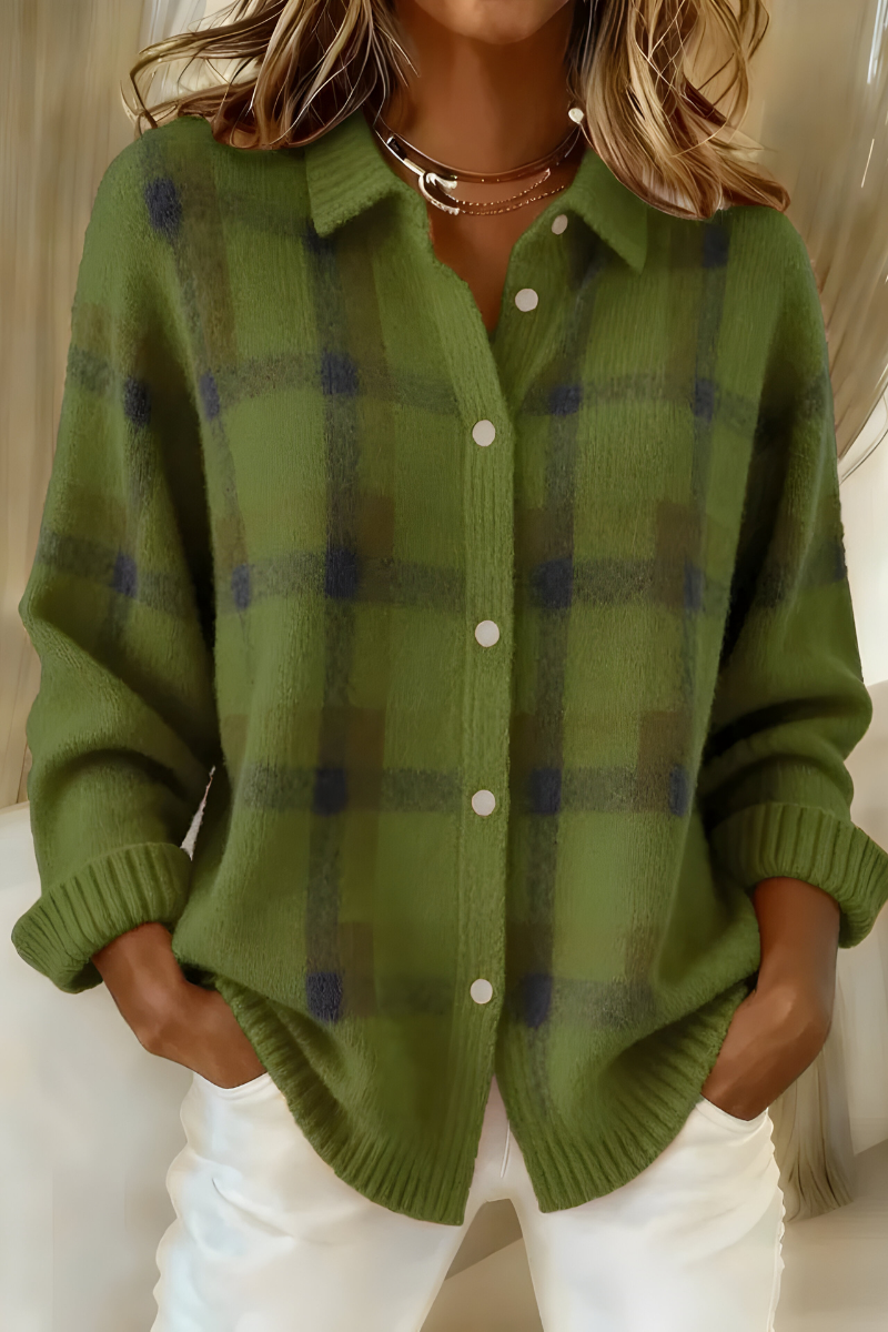 Cardigan en laine et cachemire à carreaux - Burberry - Fille Cardigan en laine et cachemire à carreaux - Burberry - Fille